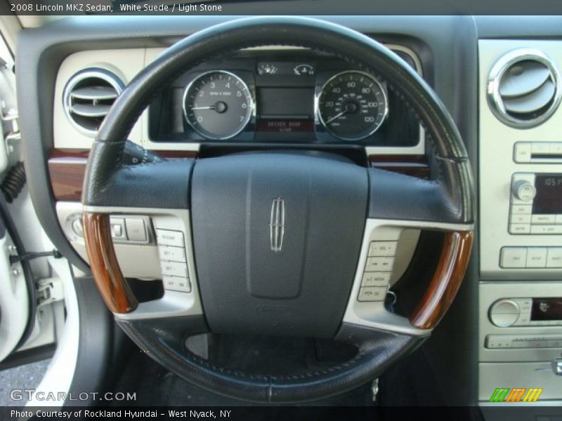 White Suede / Light Stone 2008 Lincoln MKZ Sedan