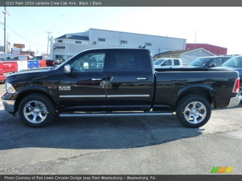 Black / Black 2015 Ram 1500 Laramie Crew Cab 4x4