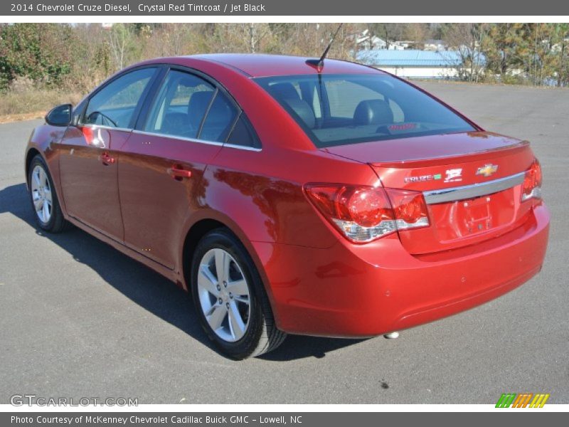 Crystal Red Tintcoat / Jet Black 2014 Chevrolet Cruze Diesel