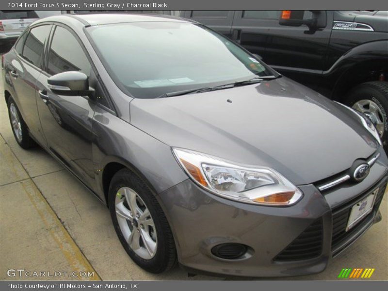 Sterling Gray / Charcoal Black 2014 Ford Focus S Sedan
