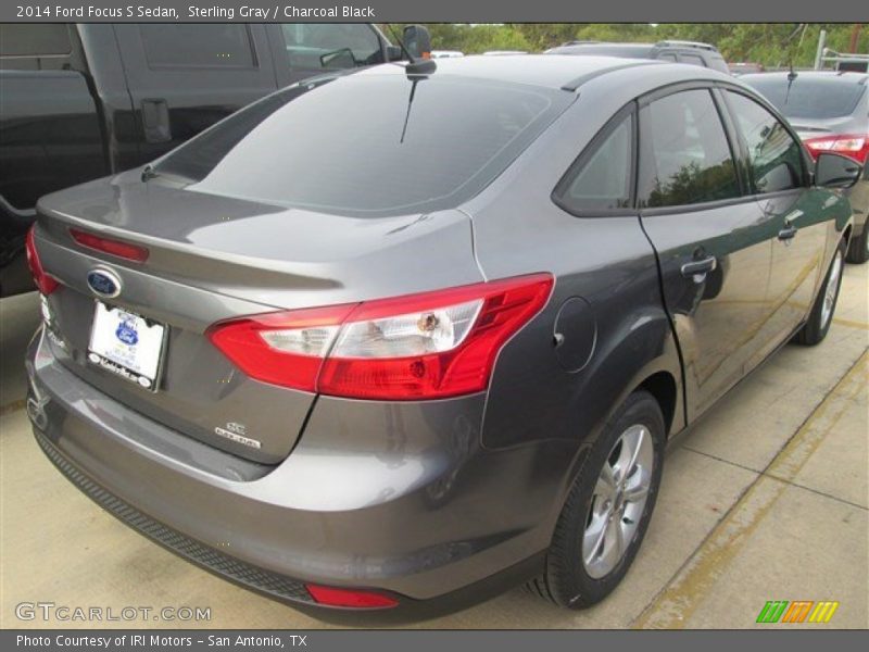 Sterling Gray / Charcoal Black 2014 Ford Focus S Sedan