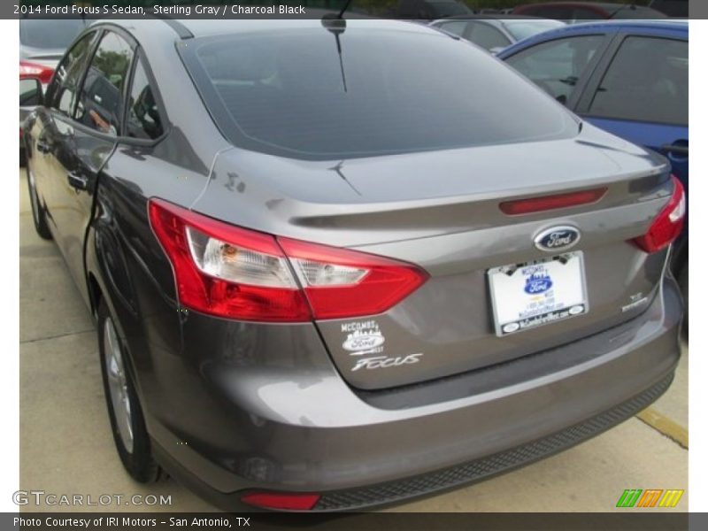 Sterling Gray / Charcoal Black 2014 Ford Focus S Sedan