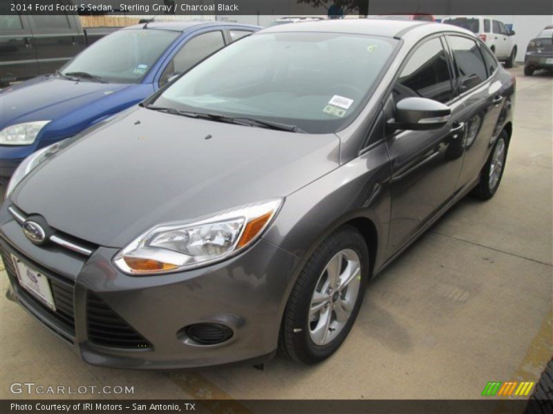 Sterling Gray / Charcoal Black 2014 Ford Focus S Sedan