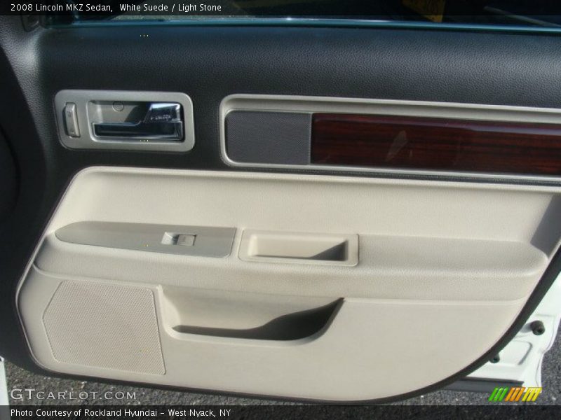 White Suede / Light Stone 2008 Lincoln MKZ Sedan