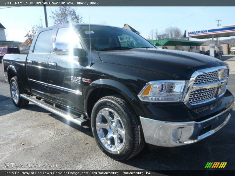 Black / Black 2015 Ram 1500 Laramie Crew Cab 4x4