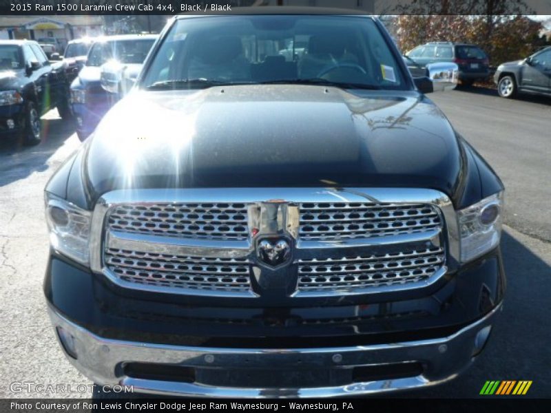 Black / Black 2015 Ram 1500 Laramie Crew Cab 4x4