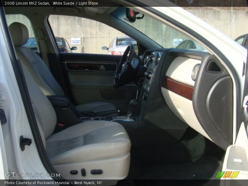 White Suede / Light Stone 2008 Lincoln MKZ Sedan