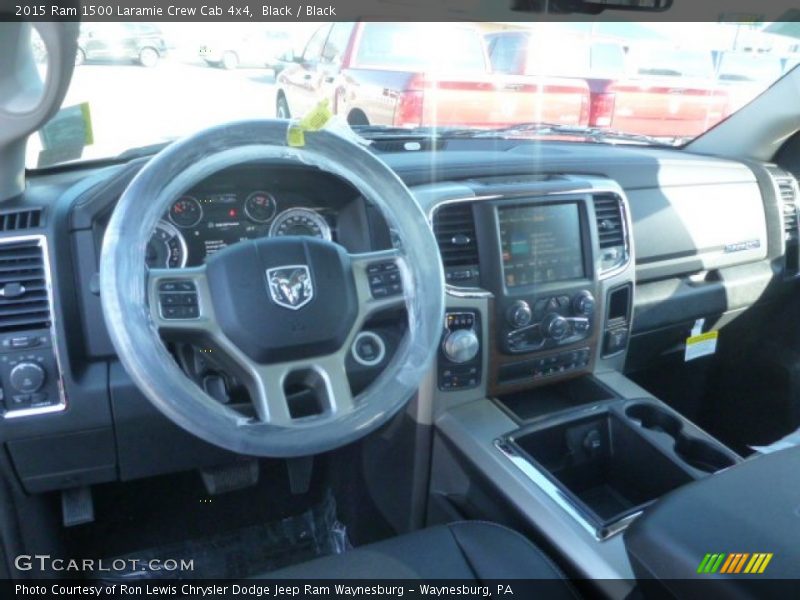 Black / Black 2015 Ram 1500 Laramie Crew Cab 4x4