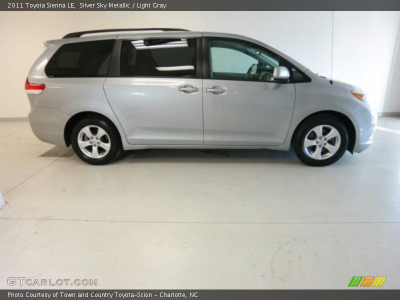 Silver Sky Metallic / Light Gray 2011 Toyota Sienna LE