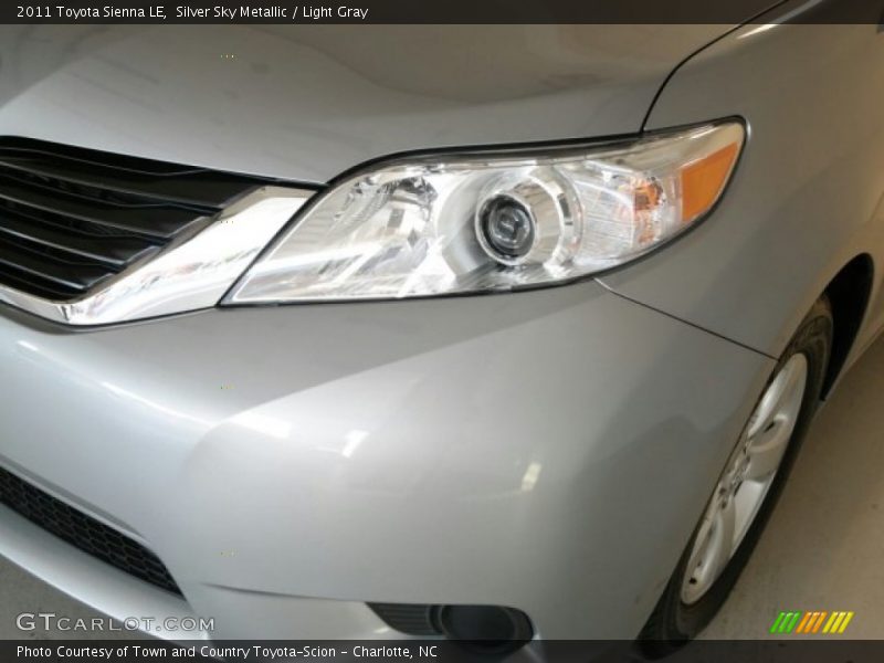 Silver Sky Metallic / Light Gray 2011 Toyota Sienna LE