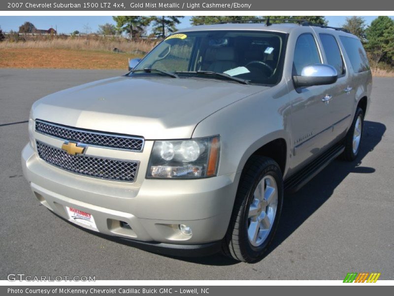 Gold Mist Metallic / Light Cashmere/Ebony 2007 Chevrolet Suburban 1500 LTZ 4x4