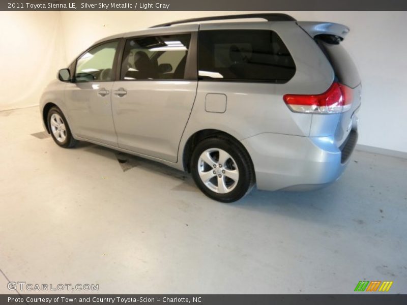 Silver Sky Metallic / Light Gray 2011 Toyota Sienna LE