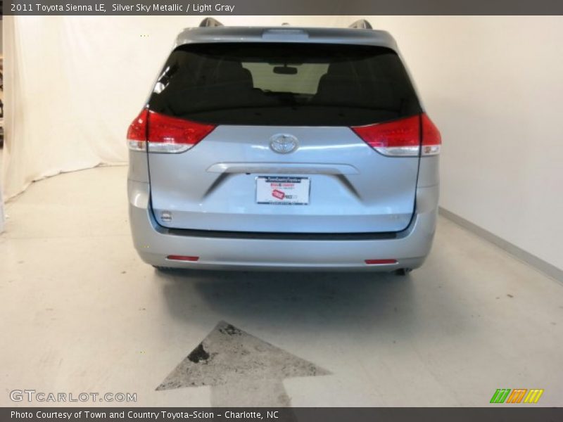 Silver Sky Metallic / Light Gray 2011 Toyota Sienna LE
