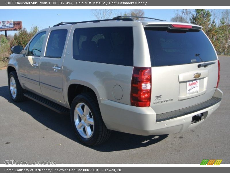 Gold Mist Metallic / Light Cashmere/Ebony 2007 Chevrolet Suburban 1500 LTZ 4x4