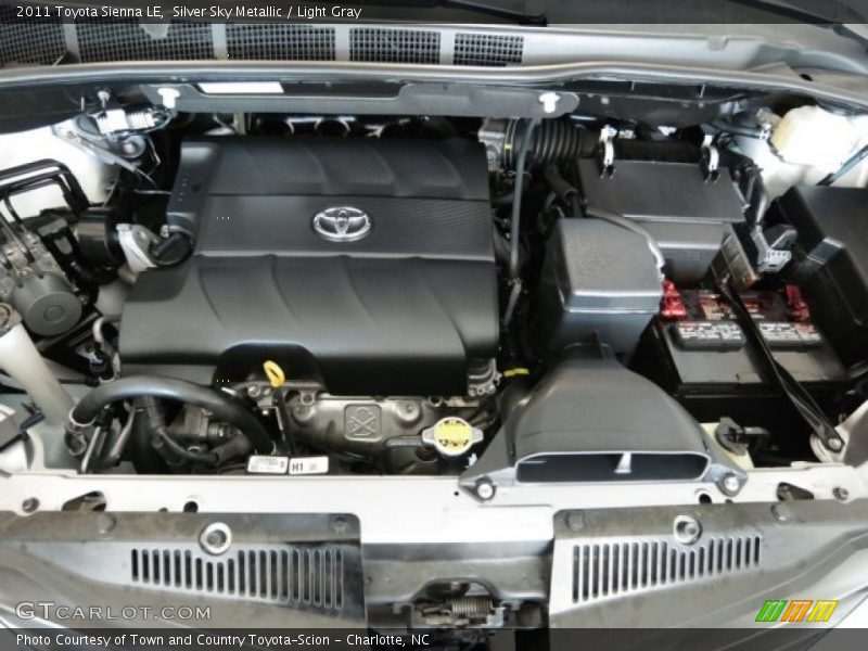 Silver Sky Metallic / Light Gray 2011 Toyota Sienna LE