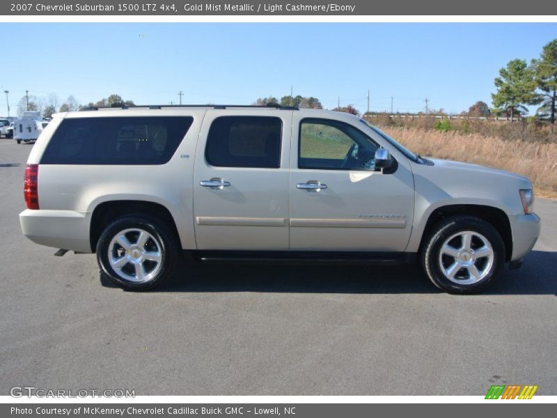 Gold Mist Metallic / Light Cashmere/Ebony 2007 Chevrolet Suburban 1500 LTZ 4x4