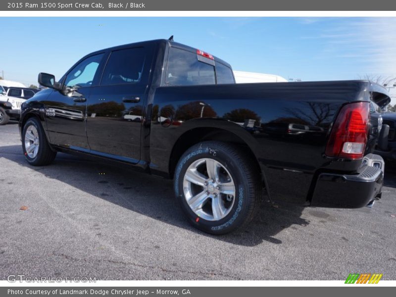 Black / Black 2015 Ram 1500 Sport Crew Cab