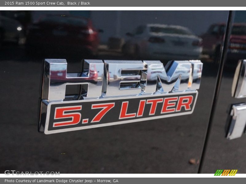 Black / Black 2015 Ram 1500 Sport Crew Cab