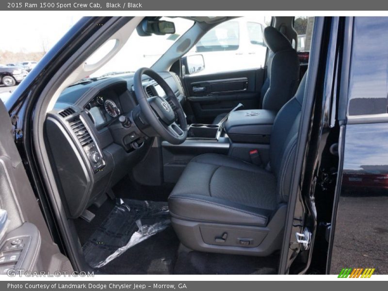 Black / Black 2015 Ram 1500 Sport Crew Cab