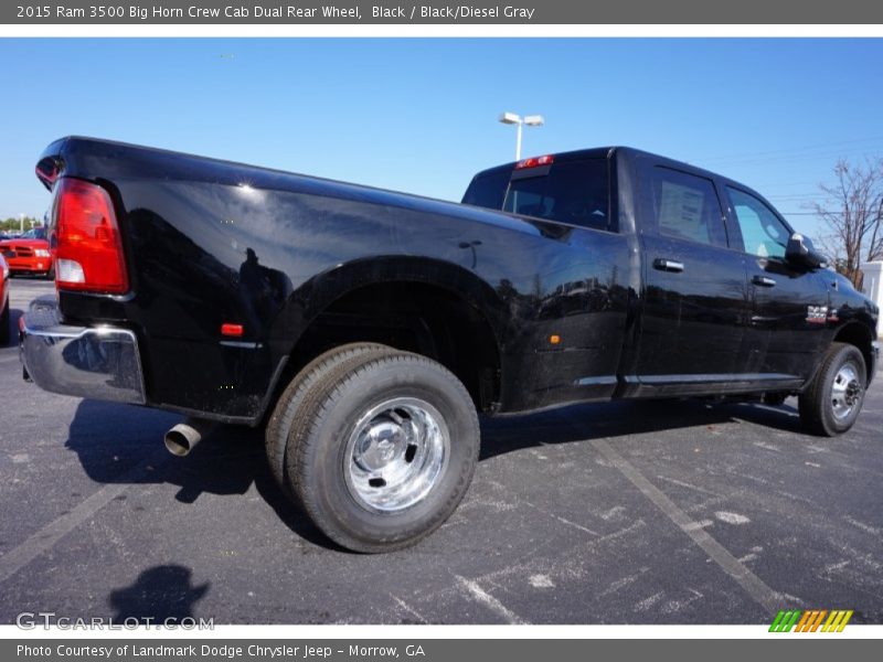 Black / Black/Diesel Gray 2015 Ram 3500 Big Horn Crew Cab Dual Rear Wheel