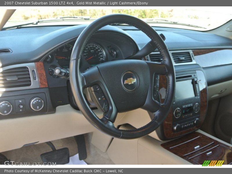 Gold Mist Metallic / Light Cashmere/Ebony 2007 Chevrolet Suburban 1500 LTZ 4x4