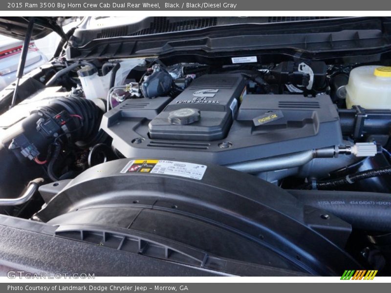 Black / Black/Diesel Gray 2015 Ram 3500 Big Horn Crew Cab Dual Rear Wheel