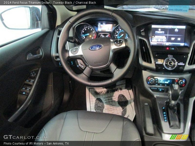 Tuxedo Black / Charcoal Black 2014 Ford Focus Titanium Sedan