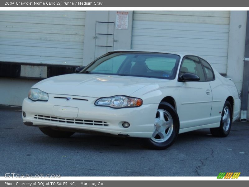 White / Medium Gray 2004 Chevrolet Monte Carlo SS