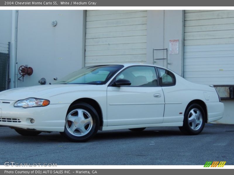 White / Medium Gray 2004 Chevrolet Monte Carlo SS