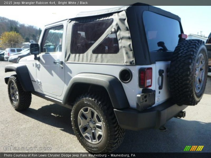 Bright White / Black 2015 Jeep Wrangler Rubicon 4x4