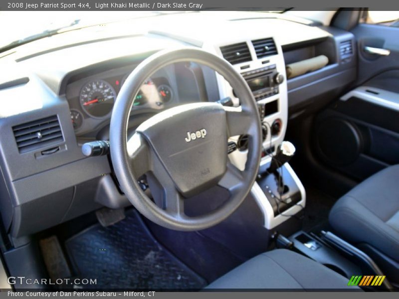 Light Khaki Metallic / Dark Slate Gray 2008 Jeep Patriot Sport 4x4