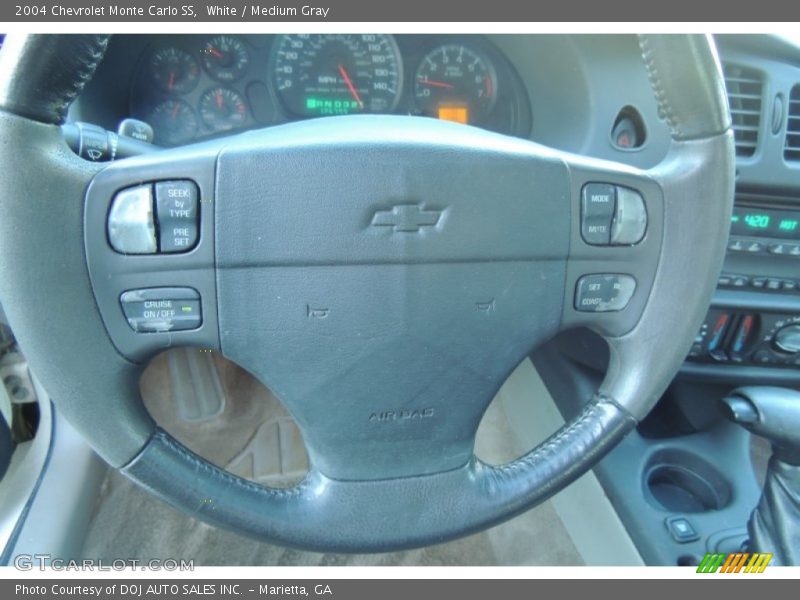 White / Medium Gray 2004 Chevrolet Monte Carlo SS