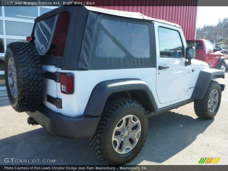 Bright White / Black 2015 Jeep Wrangler Rubicon 4x4