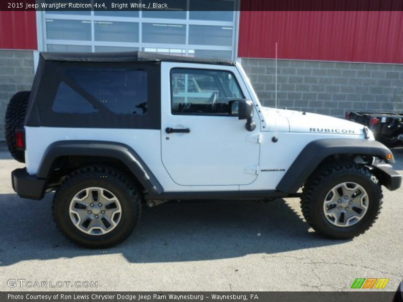 Bright White / Black 2015 Jeep Wrangler Rubicon 4x4