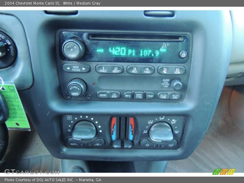 White / Medium Gray 2004 Chevrolet Monte Carlo SS