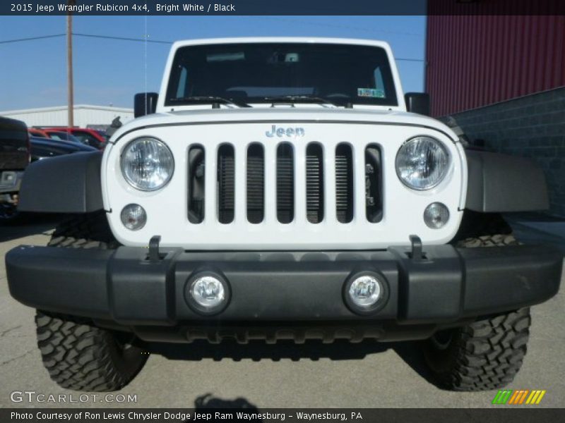 Bright White / Black 2015 Jeep Wrangler Rubicon 4x4