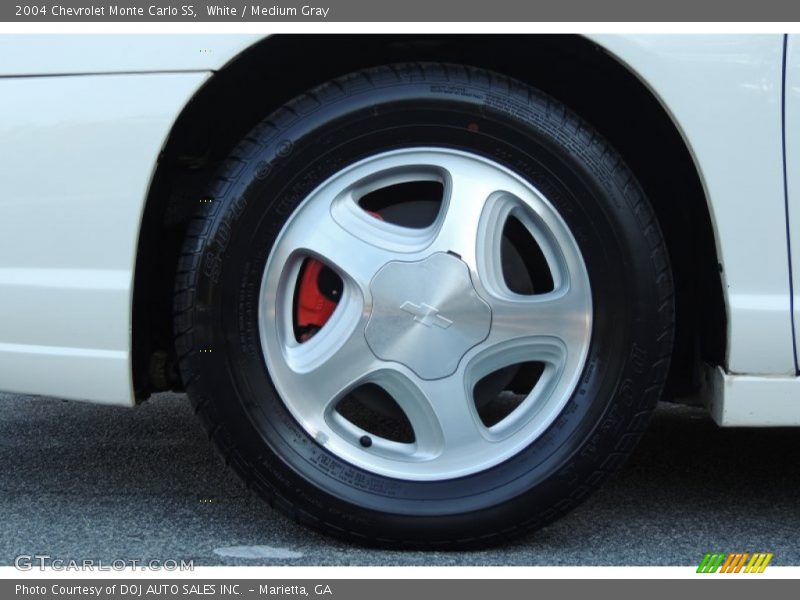 White / Medium Gray 2004 Chevrolet Monte Carlo SS