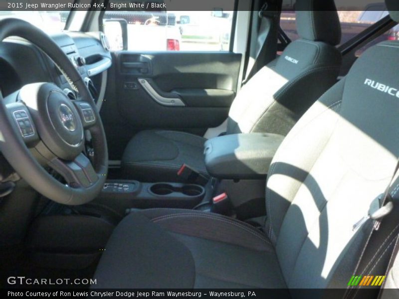 Bright White / Black 2015 Jeep Wrangler Rubicon 4x4