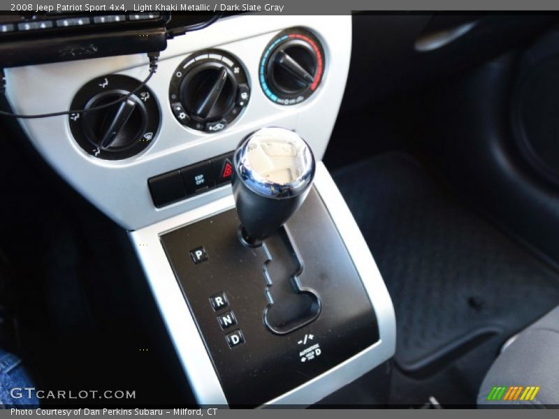 Light Khaki Metallic / Dark Slate Gray 2008 Jeep Patriot Sport 4x4