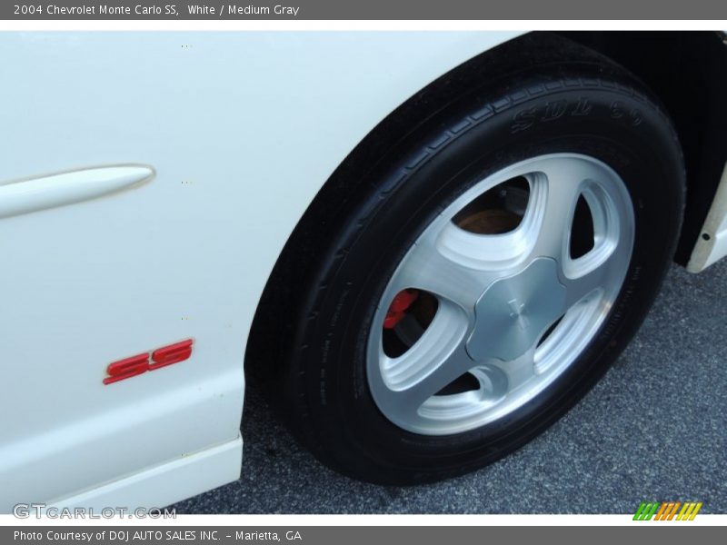 White / Medium Gray 2004 Chevrolet Monte Carlo SS