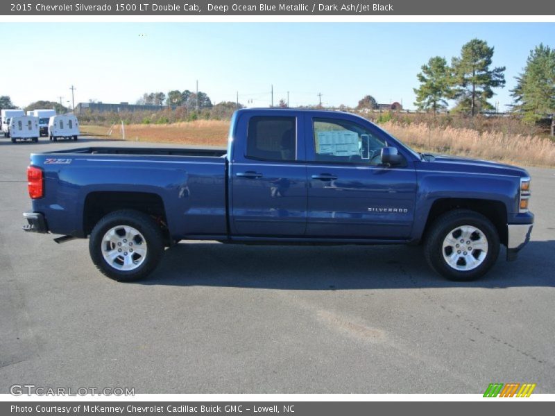 Deep Ocean Blue Metallic / Dark Ash/Jet Black 2015 Chevrolet Silverado 1500 LT Double Cab