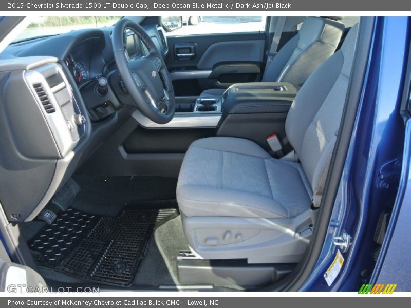 Deep Ocean Blue Metallic / Dark Ash/Jet Black 2015 Chevrolet Silverado 1500 LT Double Cab