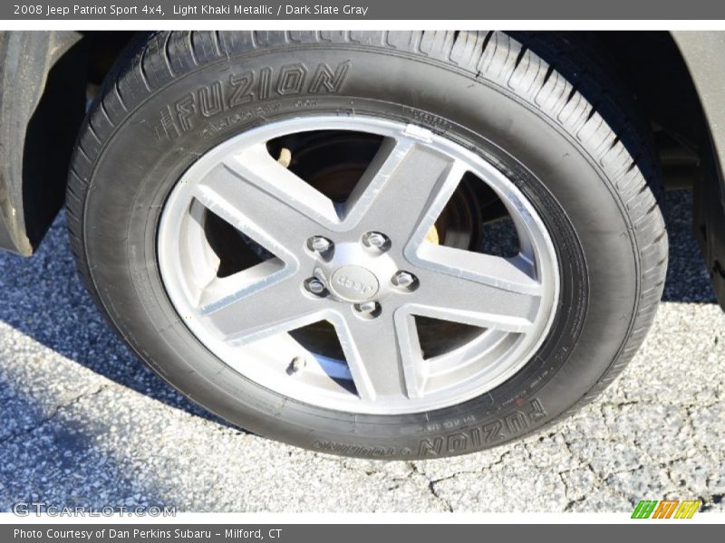 Light Khaki Metallic / Dark Slate Gray 2008 Jeep Patriot Sport 4x4