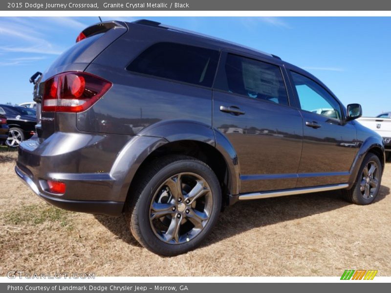 Granite Crystal Metallic / Black 2015 Dodge Journey Crossroad
