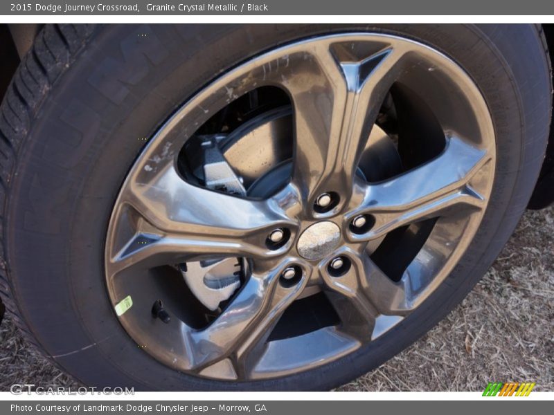 Granite Crystal Metallic / Black 2015 Dodge Journey Crossroad