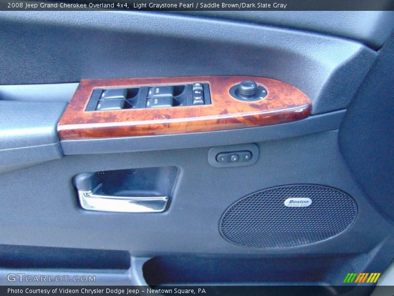 Light Graystone Pearl / Saddle Brown/Dark Slate Gray 2008 Jeep Grand Cherokee Overland 4x4