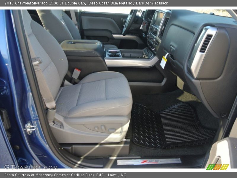 Deep Ocean Blue Metallic / Dark Ash/Jet Black 2015 Chevrolet Silverado 1500 LT Double Cab