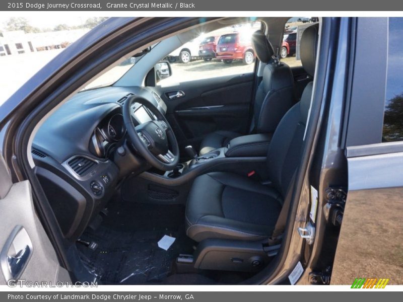 Granite Crystal Metallic / Black 2015 Dodge Journey Crossroad