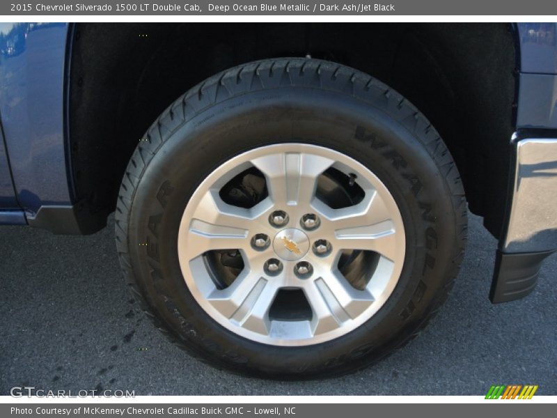 Deep Ocean Blue Metallic / Dark Ash/Jet Black 2015 Chevrolet Silverado 1500 LT Double Cab