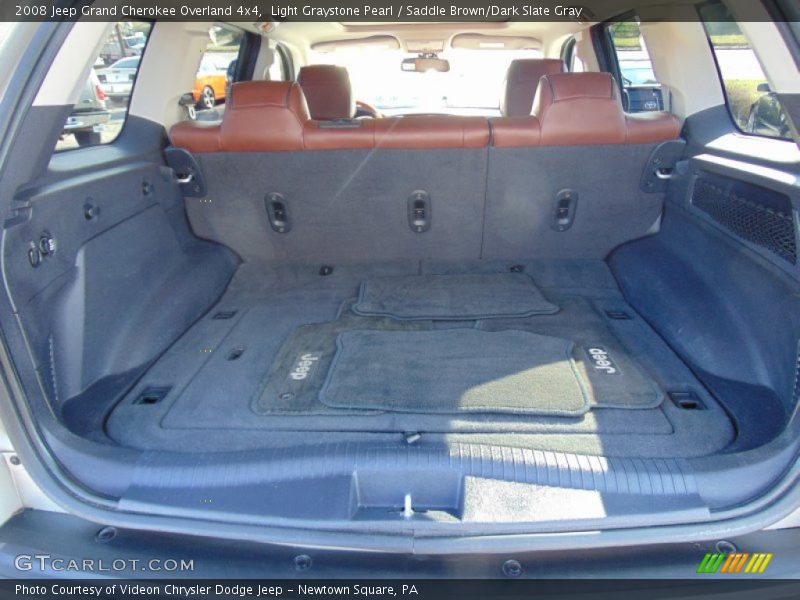 Light Graystone Pearl / Saddle Brown/Dark Slate Gray 2008 Jeep Grand Cherokee Overland 4x4